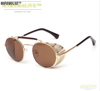 Light brown steampunk sunglasses