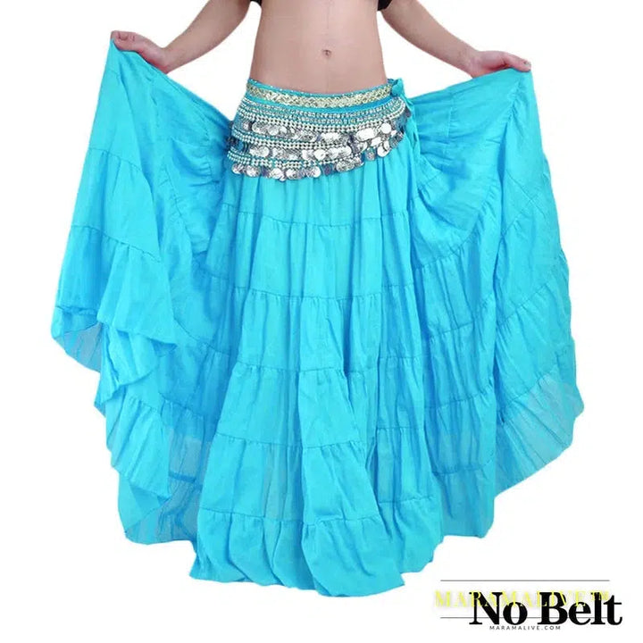 Long Gypsy Skirt Belly Dance Performance Women Tribal Gypsy Dance Skirt Women Belly Dance ATS Tribal Skirt 8m/16m Adult 12 Color