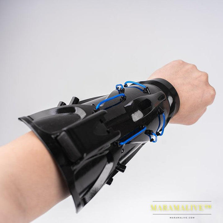 Luminous Black Manipulator Armor Wrist Guard Arm Guard