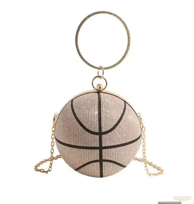 Luxury Diamond Basketball Clutch Bag - Unique, Trendy & Unusual