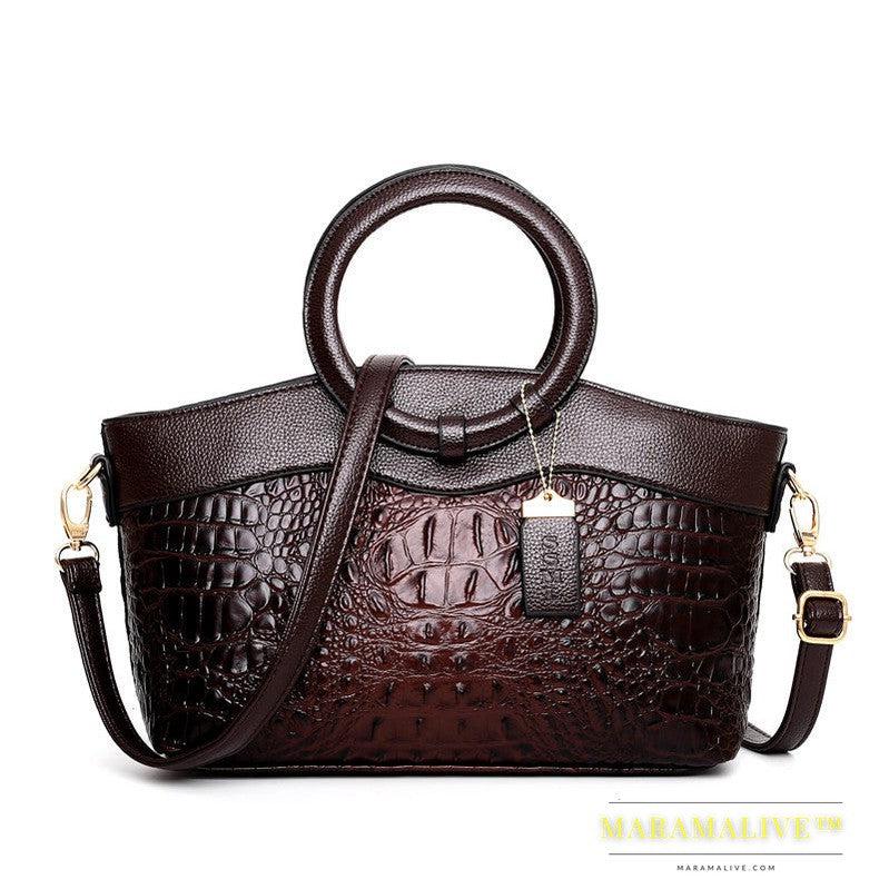 Luxury Handbags Women Bags Designer Crocodile Woman Leather