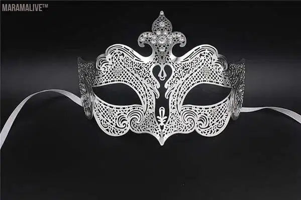 Luxury Silver Gold Metal Filigree Laser Cut Skull Venetian Masquerade Mask Wedding Event Christmas Ball Costume Party Masks