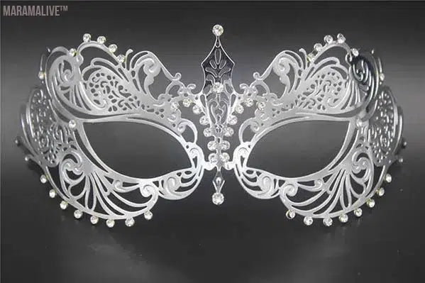 Luxury Silver Gold Metal Filigree Laser Cut Skull Venetian Masquerade Mask Wedding Event Christmas Ball Costume Party Masks