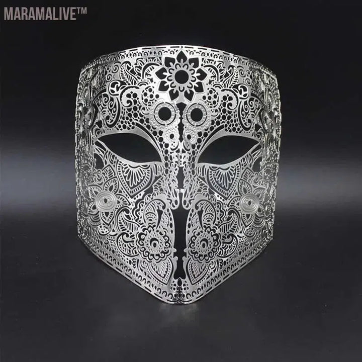 Luxury Silver Gold Metal Filigree Laser Cut Skull Venetian Masquerade Mask Wedding Event Christmas Ball Costume Party Masks