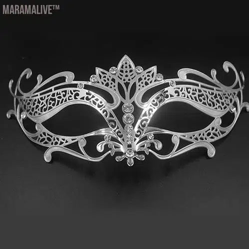 Luxury Silver Gold Metal Filigree Laser Cut Skull Venetian Masquerade Mask Wedding Event Christmas Ball Costume Party Masks