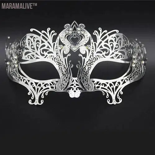 Luxury Silver Gold Metal Filigree Laser Cut Skull Venetian Masquerade Mask Wedding Event Christmas Ball Costume Party Masks