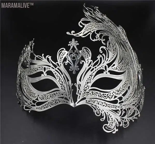 Luxury Silver Gold Metal Filigree Laser Cut Skull Venetian Masquerade Mask Wedding Event Christmas Ball Costume Party Masks