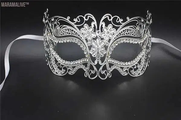 Luxury Silver Gold Metal Filigree Laser Cut Skull Venetian Masquerade Mask Wedding Event Christmas Ball Costume Party Masks