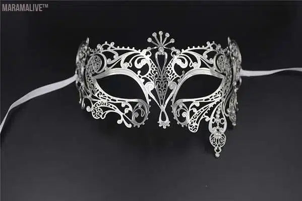 Luxury Silver Gold Metal Filigree Laser Cut Skull Venetian Masquerade Mask Wedding Event Christmas Ball Costume Party Masks