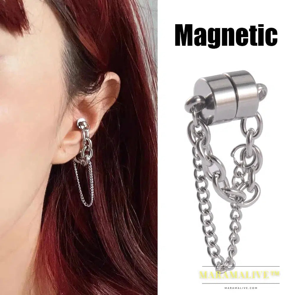 Magnetic Earrings for a Chic Punk Style Appearance