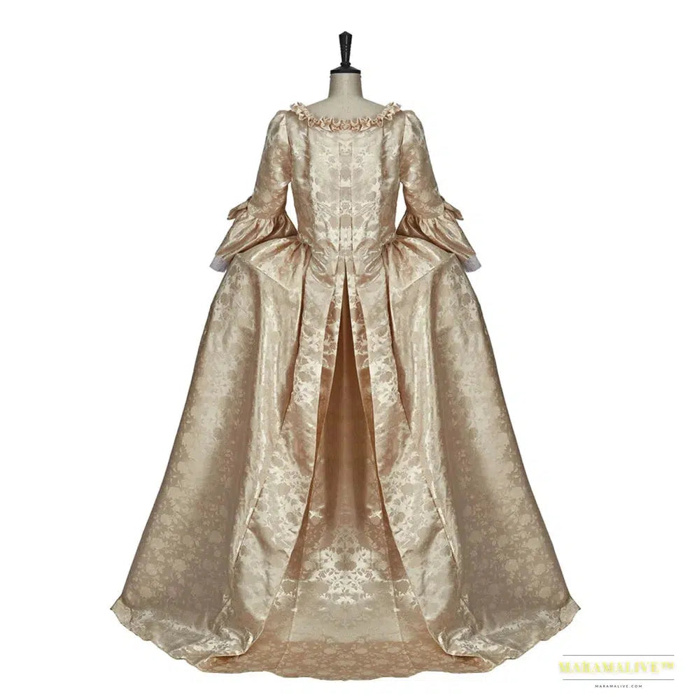 Maramalive™ 18th Century Victorian Court Dress - Women's Gothic Rococo Baroque Marie Antoinette Ball Gown - Renaissance Regency Era Costume