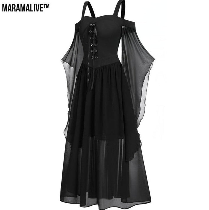 Maramalive™ Halloween Witch Sling Strap And Big One Piece Dress