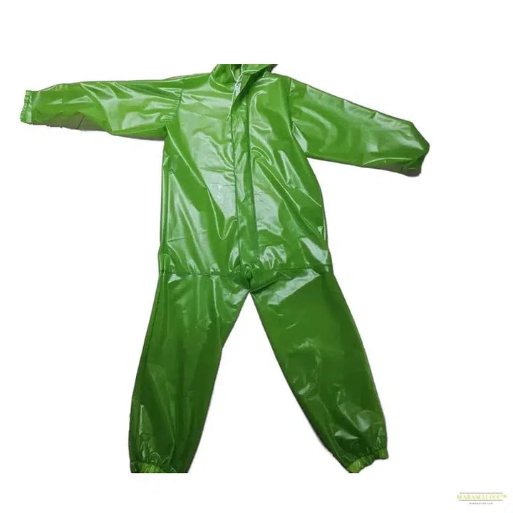 Maramalive™ Man Green Waterproof Windproof Hooded Long Sleeve Jumpsuit Anti-Dusty See Through Sexy Costume DJ Club Private Party