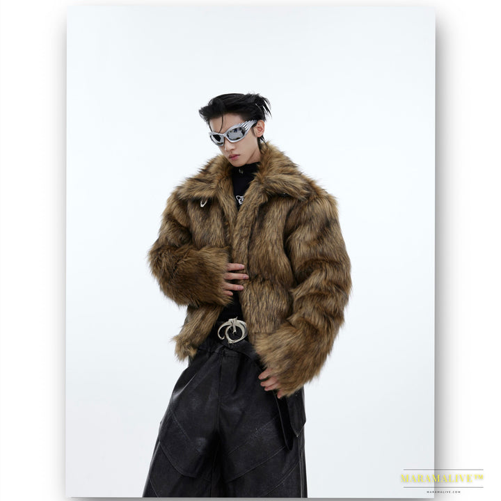 Maramalive™ Men's Profile Anti-Mink Fur Coat - Superior Warmth, Ultimate Style