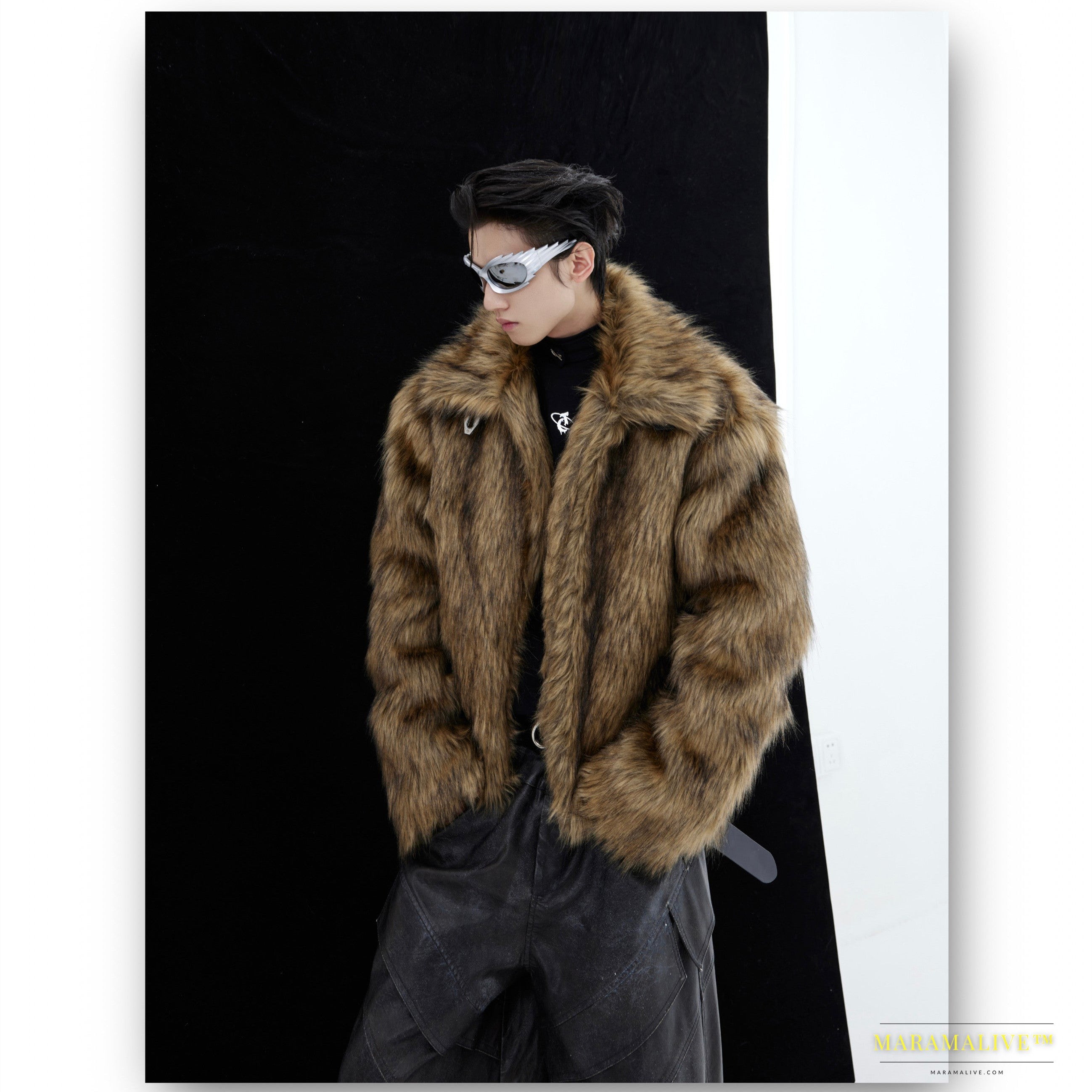 Maramalive™ Men's Profile Anti-Mink Fur Coat - Superior Warmth, Ultimate Style