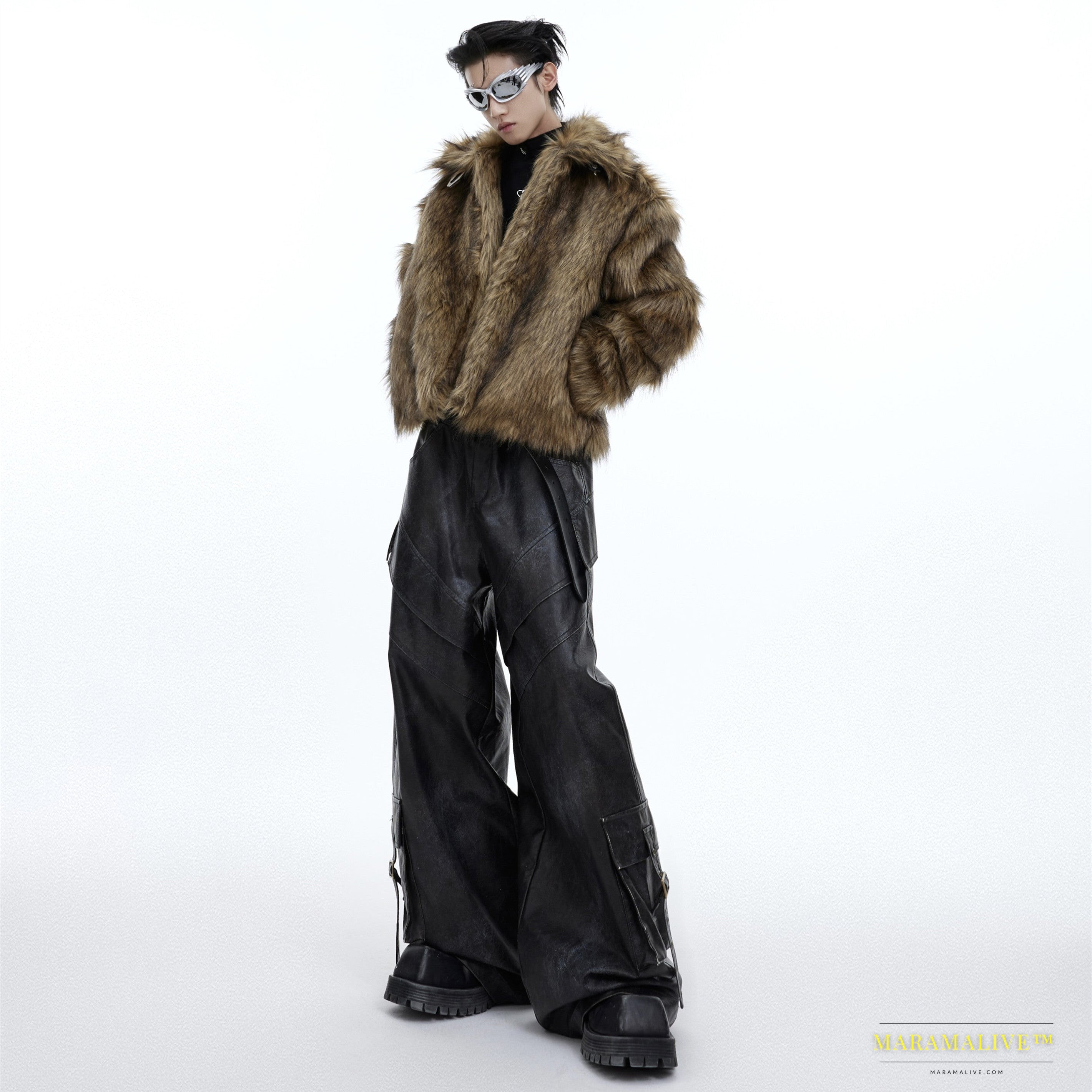 Maramalive™ Men's Profile Anti-Mink Fur Coat - Superior Warmth, Ultimate Style