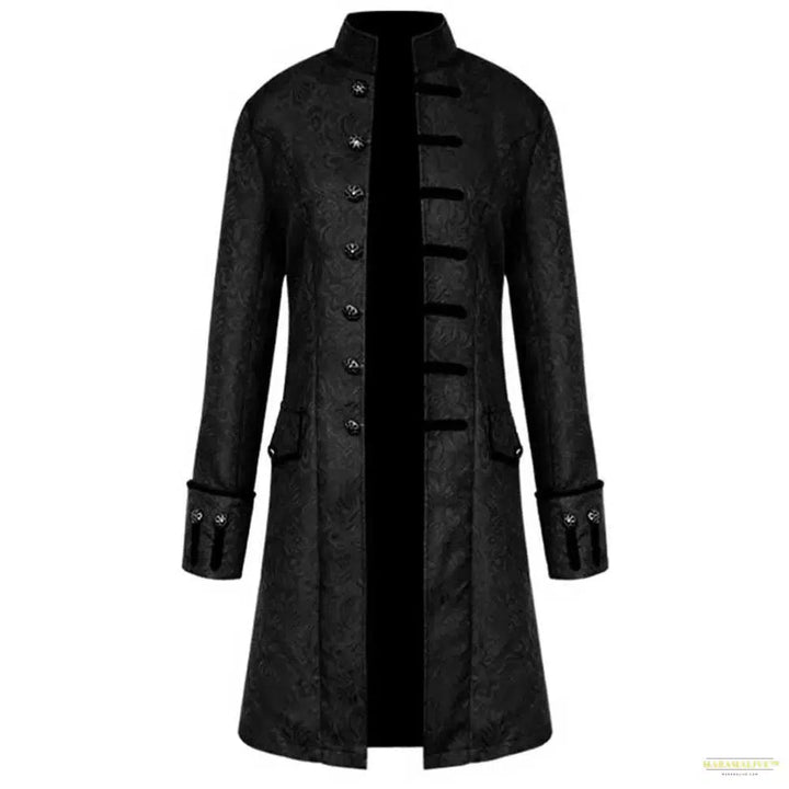 Maramalive™ Men's Retro Steam Punk Gothic Windbreaker Coat Cape Fashion Street Cloak Jacket Parkour Clothes Cardigan Trench Coat