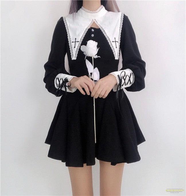 Maria dark goth nun dress Maramalive™