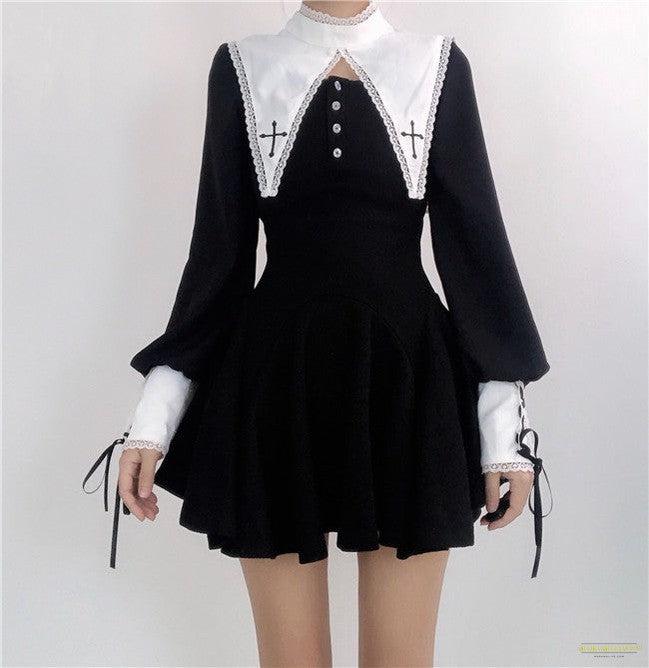 Maria dark goth nun dress Maramalive™