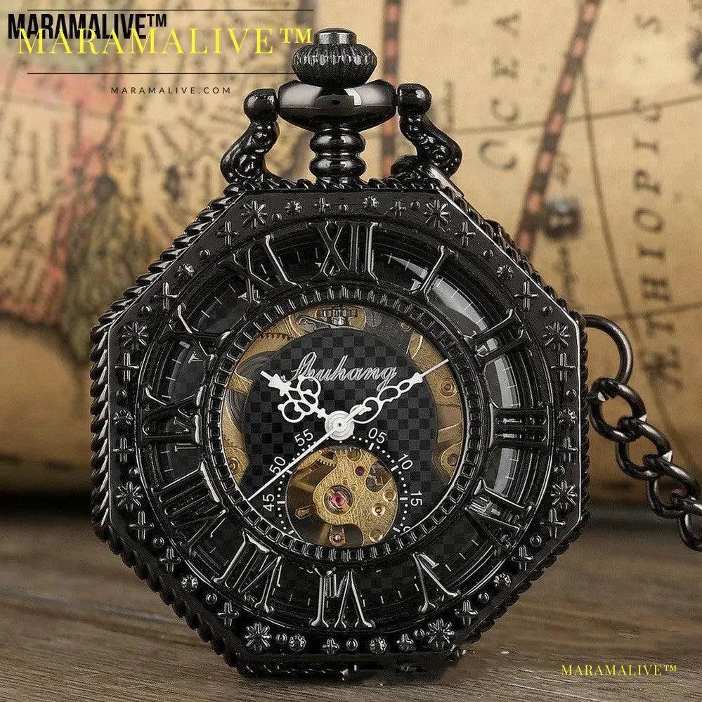 Mechanical Pocket Watch Retro Men's And Women's Watch