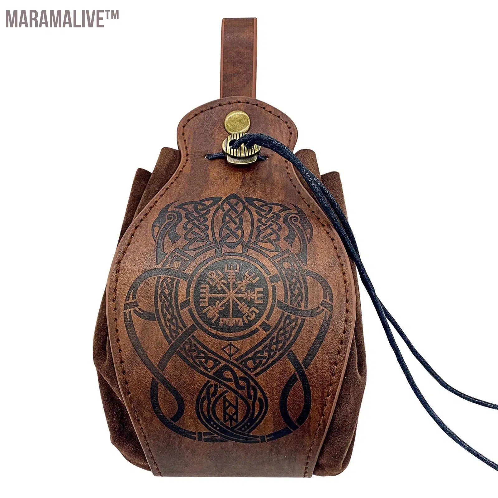 Medieval Viking Mini Bag Coins Retro Bag Pouch Men Women Cosplay LARP Costume Accessories