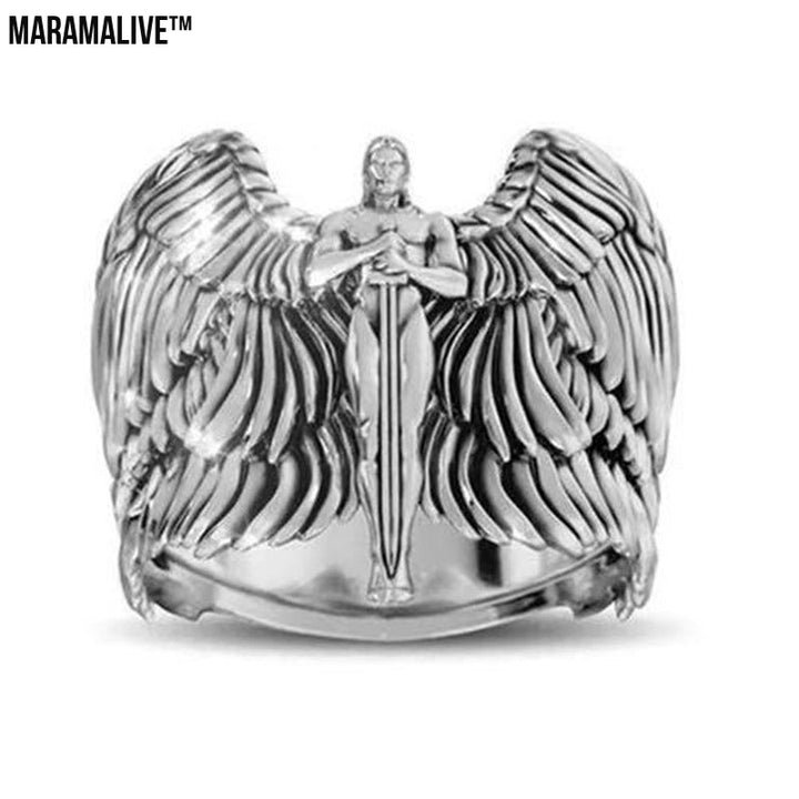 Men's Angel Vintage Ring