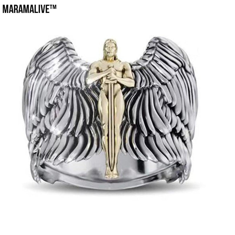 Men's Angel Vintage Ring