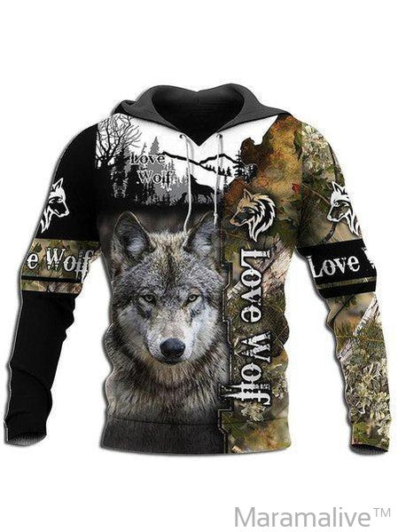 Men's Hoodie 3D Digital Printing Hoodie