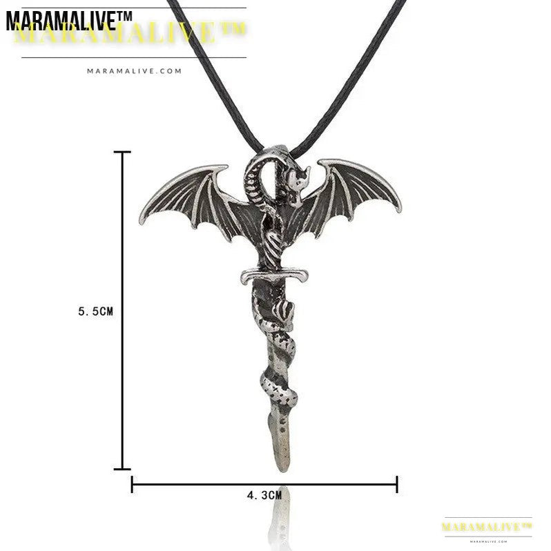 Men's Luminous Dragon Necklace