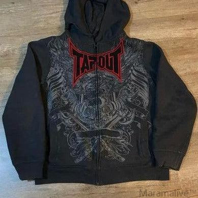 Men's Skeleton Zipper Hooded Sweatshirt