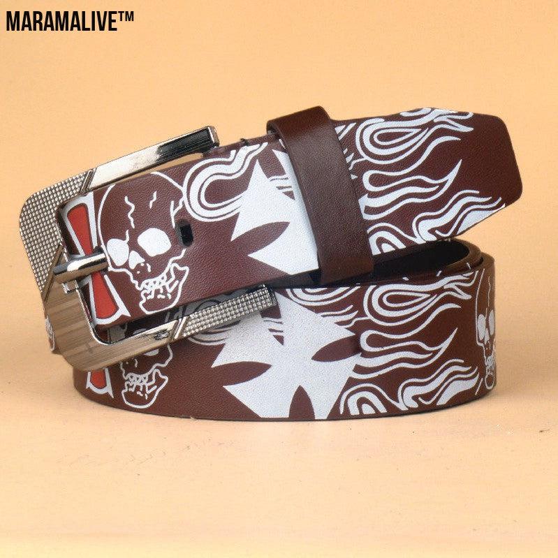 Men's Skull Popular Teenager Belt