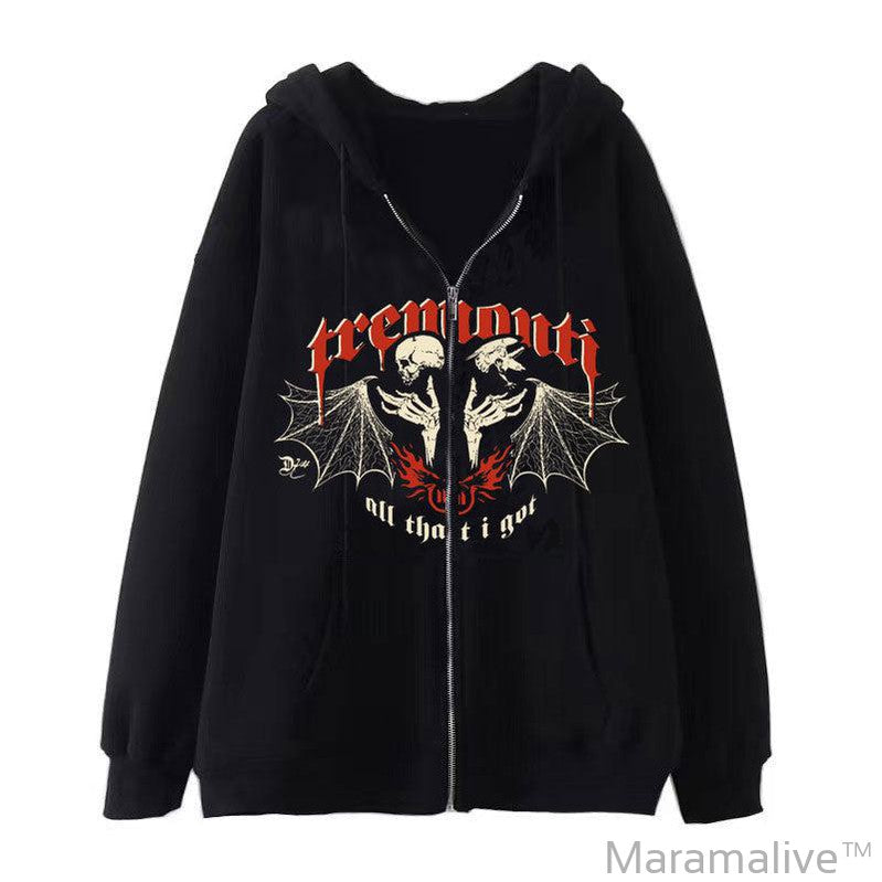 Men's Skull Zippered Hoodie: The Ultimate Hooded Top