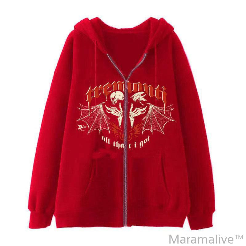 Men's Skull Zippered Hoodie: The Ultimate Hooded Top