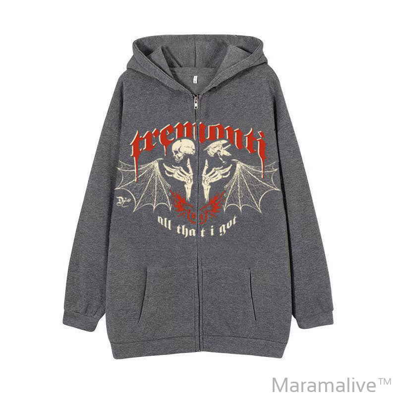 Men's Skull Zippered Hoodie: The Ultimate Hooded Top