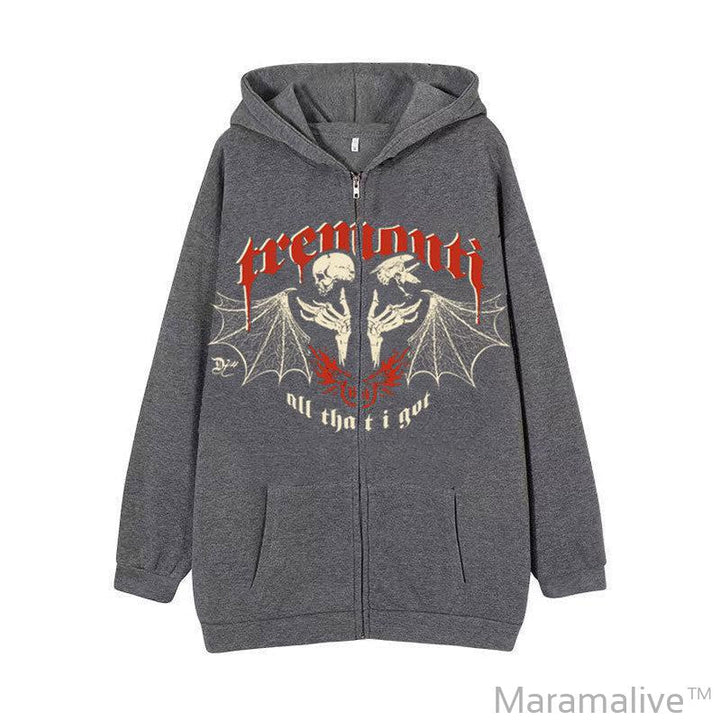 Men's Skull Zippered Hoodie: The Ultimate Hooded Top