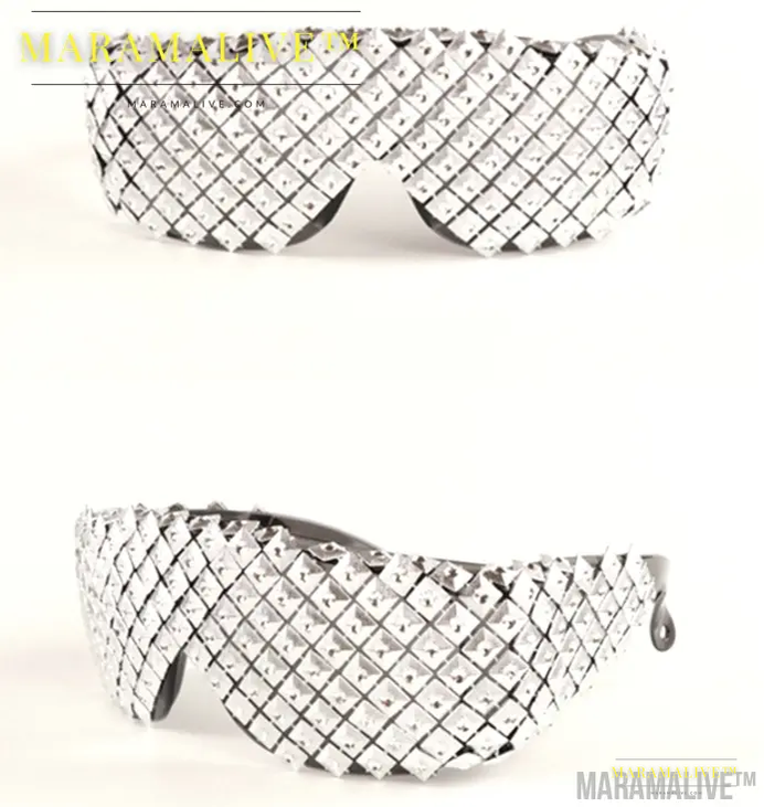 Metal Look Steampunk Glasses