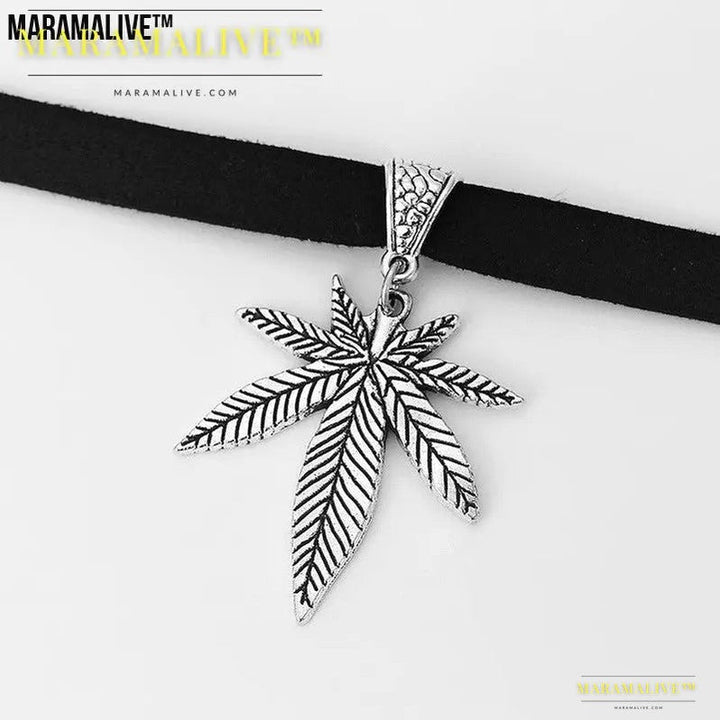 Minimalist Maple Leaf Necklace