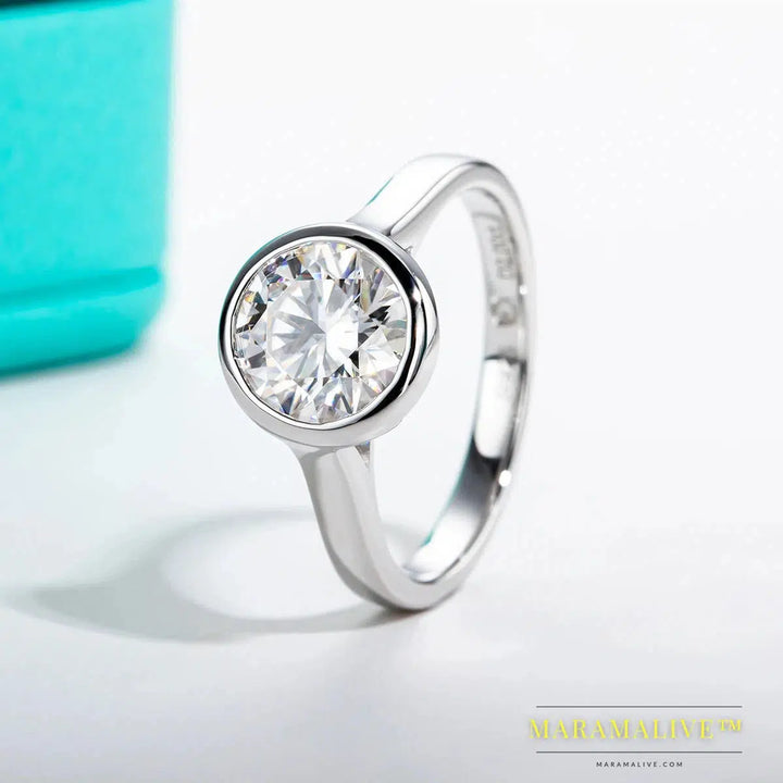 Moissanite Bezel Ring: Stunning Diamond Alternative to an Engagement Ring