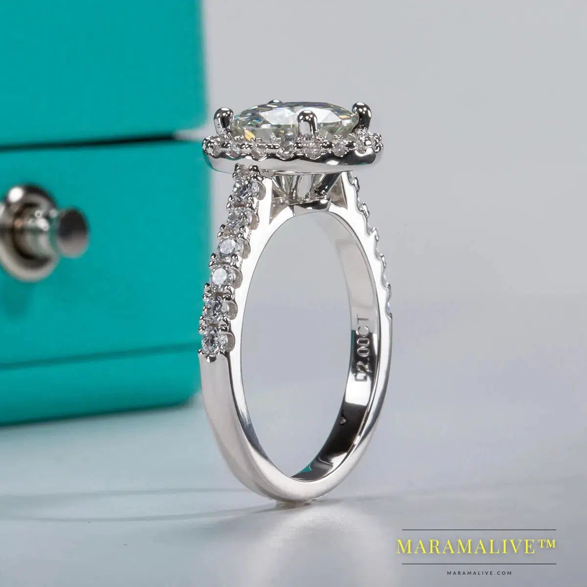 Moissanite Halo Engagement Rings: For That Special Proposal