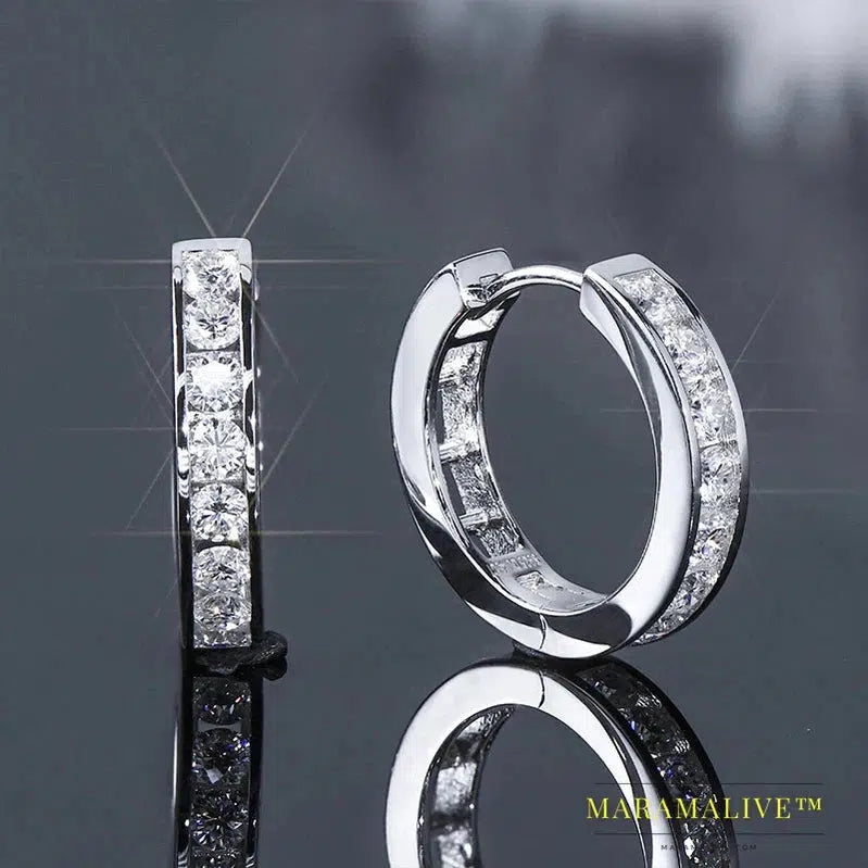 Moissanite Hoop Earrings: Perfect for Your Unique Style