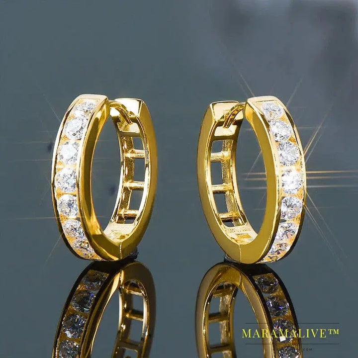 Moissanite Hoop Earrings: Perfect for Your Unique Style