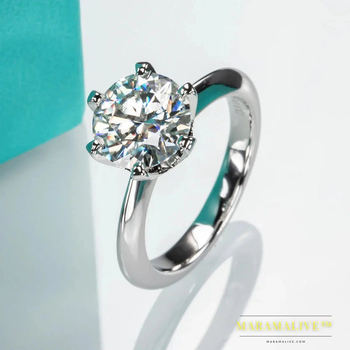 Moissanite Solitaire Rings: Stunning Engagement Jewelry