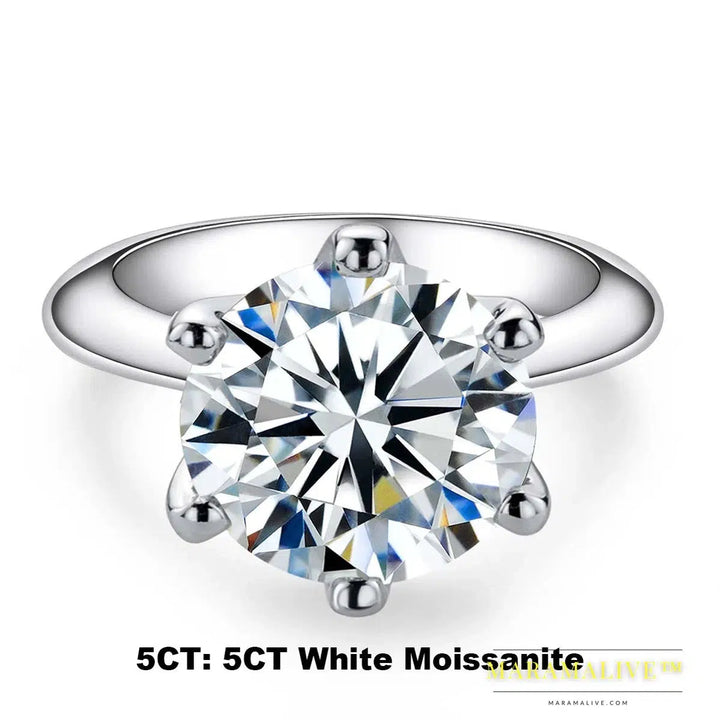 Moissanite Solitaire Rings: Stunning Engagement Jewelry