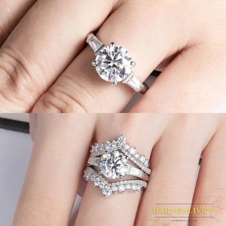 Moissanite engagement wedding ring: Chic, Affordable Wedding Choices