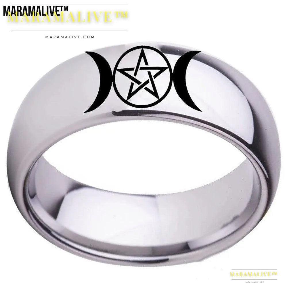 Moon Star Arc Ring