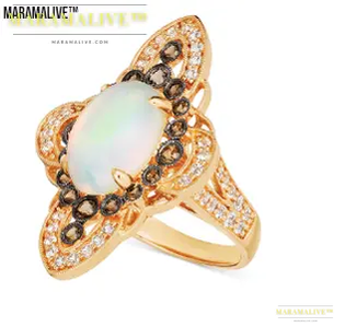 Moonstone Crystal Ring