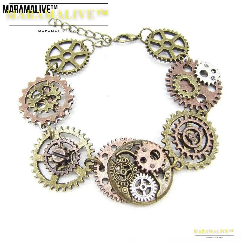 Multi Gears Steampunk Bracelet A Must Have For Any Steampunk Enthusiast