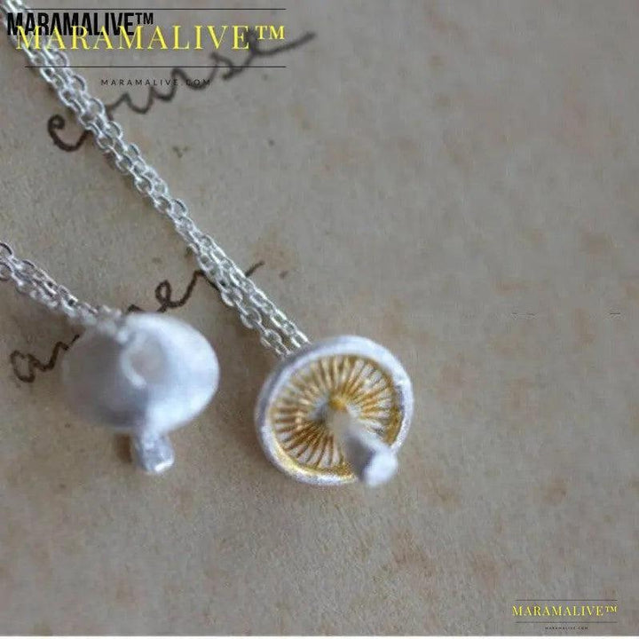 Mushroom Necklace