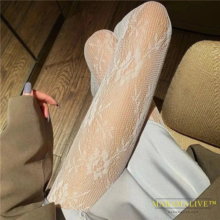 New Goth Lolita Cosplay JK Girls Tights Women Sexy Retro Gothic Kawaii Cross Print Club Stockings Nylon Socks Fishnet Pantyhose