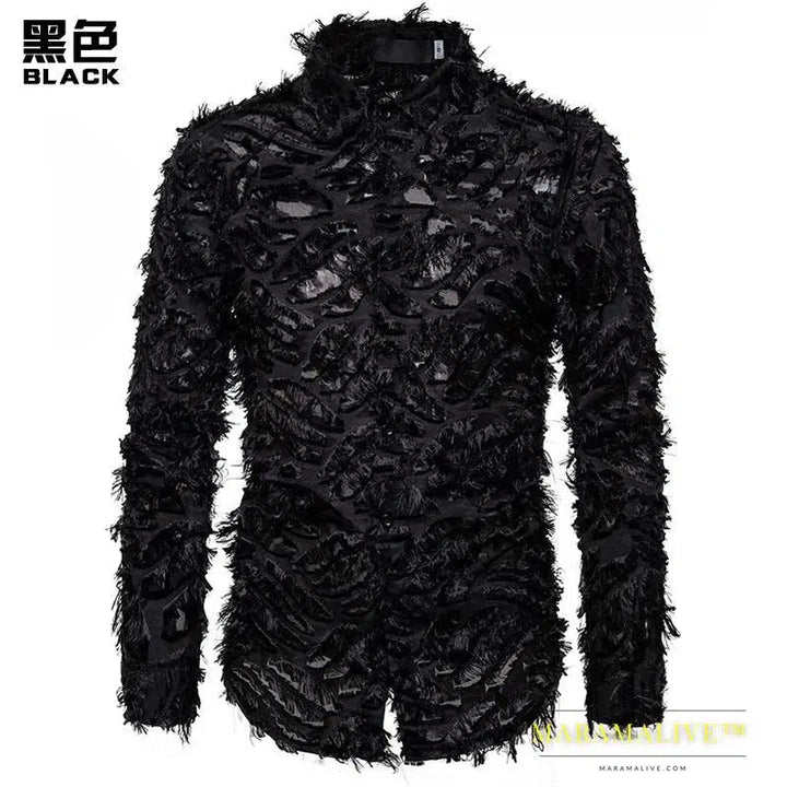 New Men's Button Shirt Fashion Menswear Designer Personality Cute Clothes Street Fashion Designer Clothes